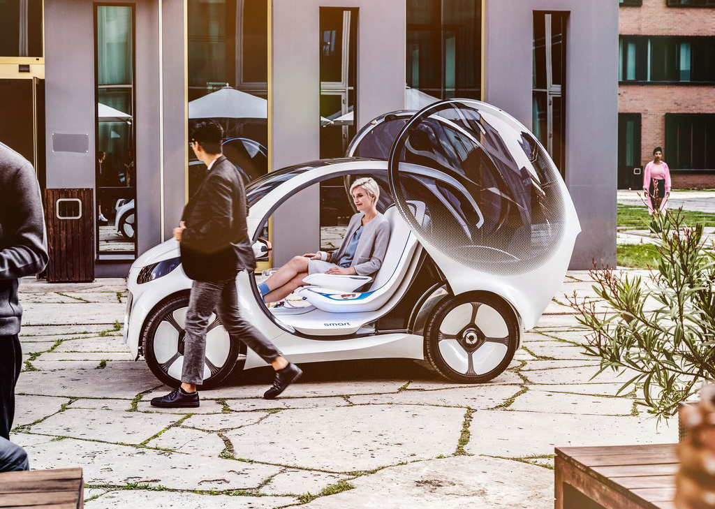 Smart发布 Vision EQ Fortwo 自动驾驶电动概念车